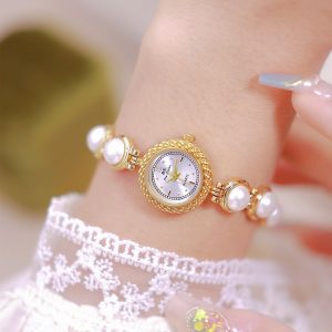 BS New Light Luxury Pearl Bracelet Montre pour femme
