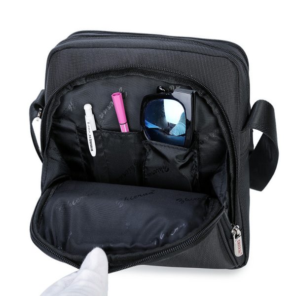 Sacs à main pour hommes en tissu Oxford à bandoulière tendance et d’affaires